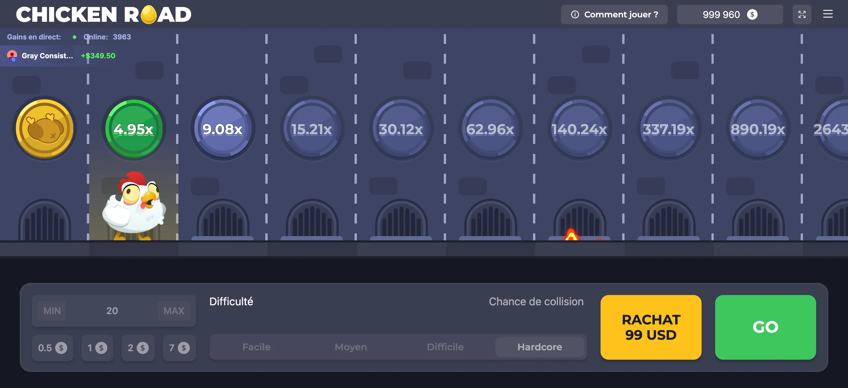 chicken road jeu